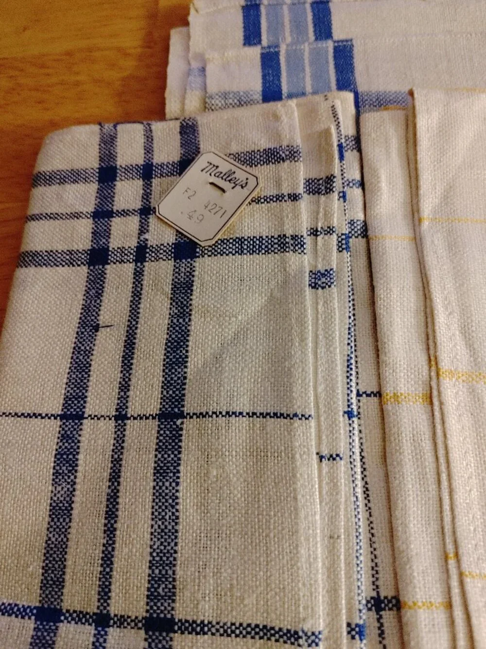 Vintage Brand New Genuine Irish Linen Colour Cotton Made in Ireland